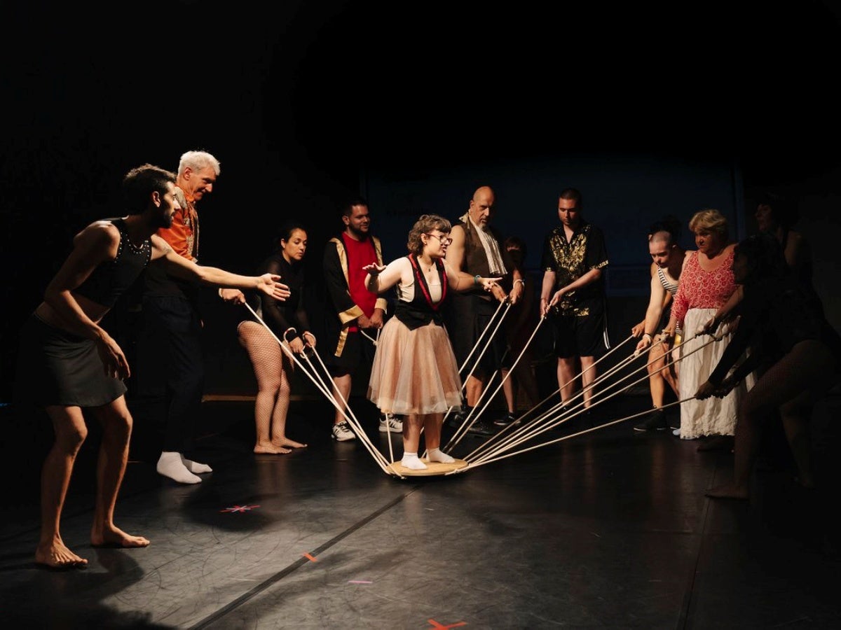 Assaig d'un dels espectacles comunitaris de Cipo. Autor: cedida.