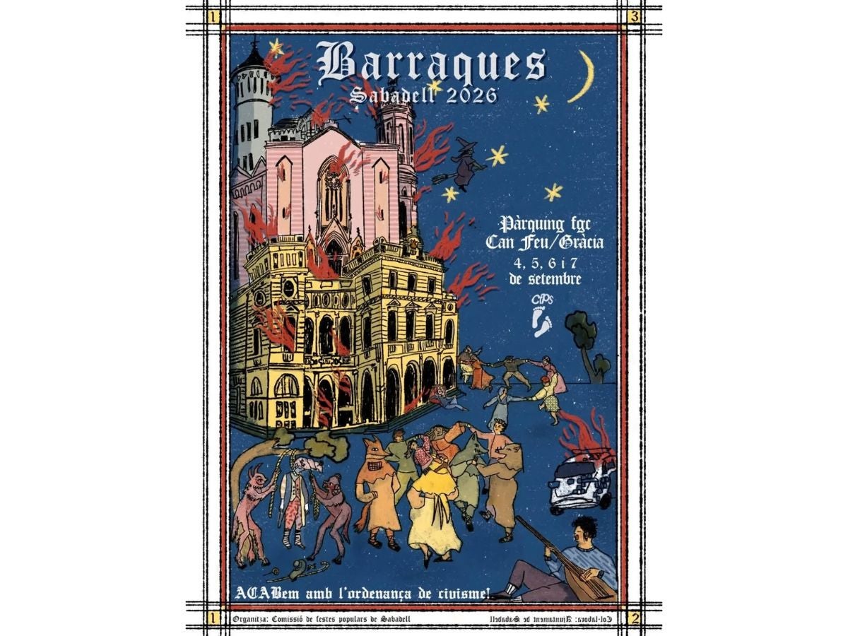 Cartell de les Barraques 2026. Font: @barraques_sbd