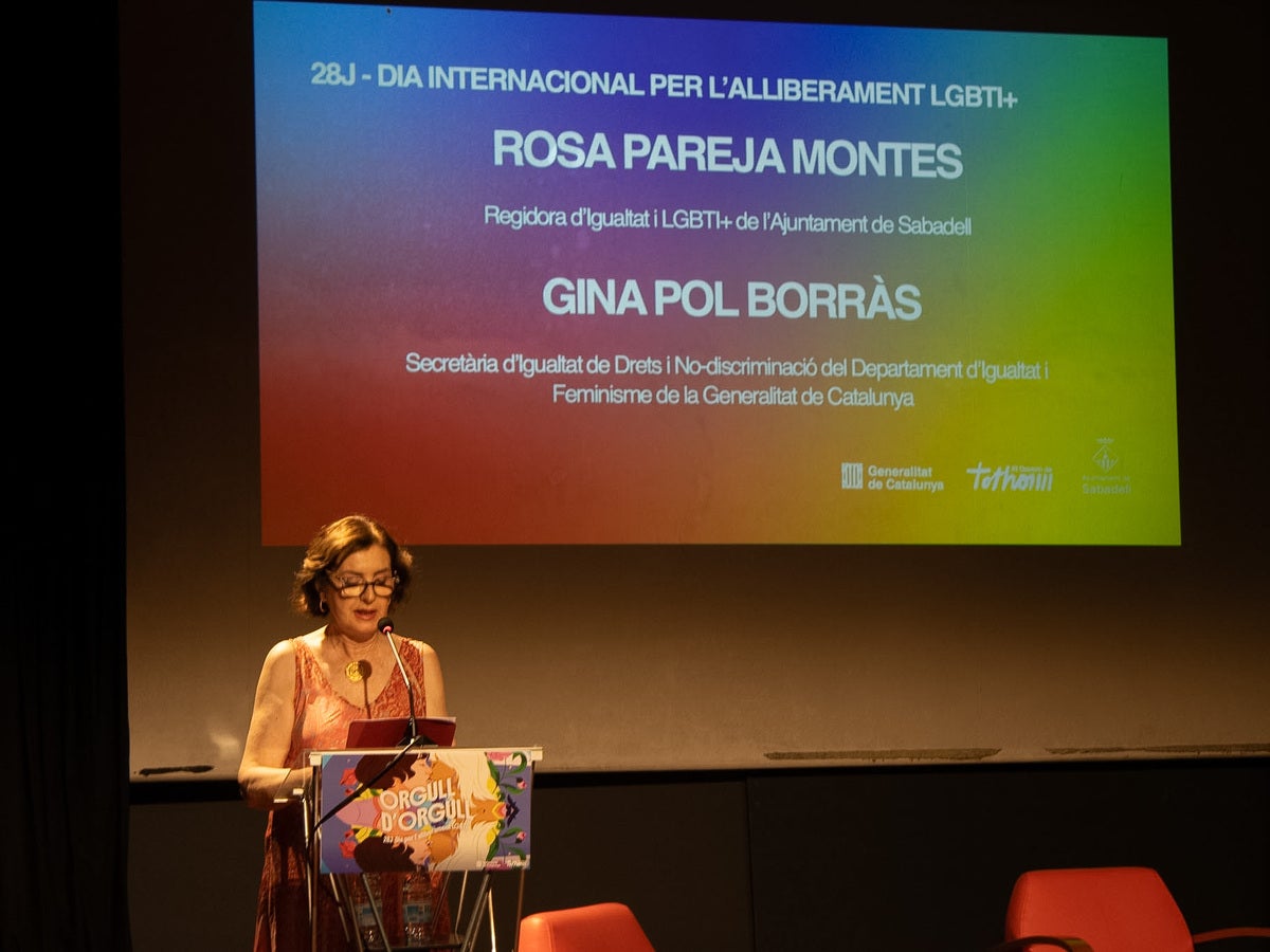 Rosa Pareja, regidora d'Igualtat. Autora: Martina Berenguera.