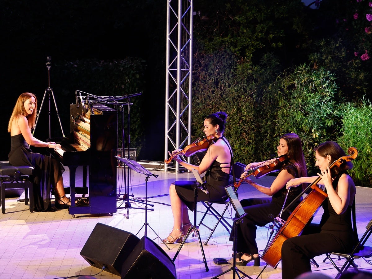 La pianista sabadellenca Laura Andrés, durant el concert al Fresc 2026. Autor: J.d.A.