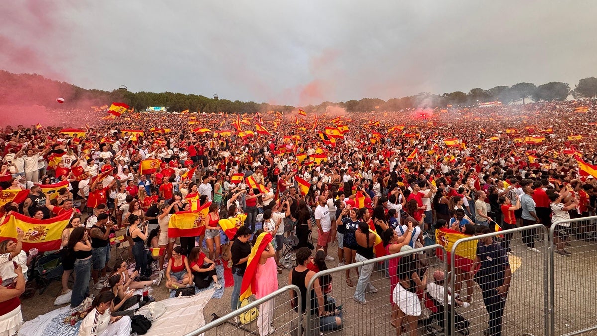 L'amfiteatre, ple de gom a gom. Cedida