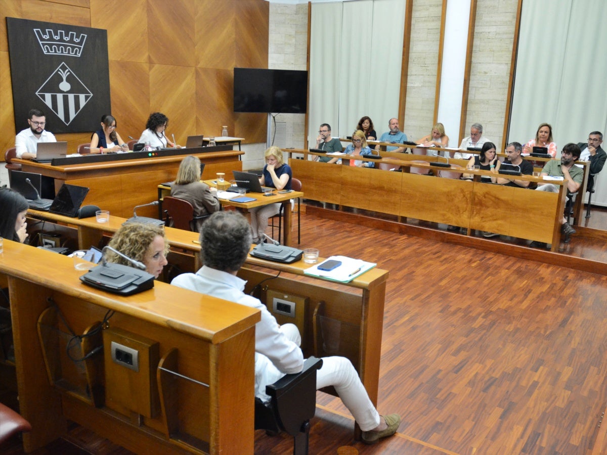 Un dels moments del ple municipal de juliol de 2026. Autor: J.d.A. 