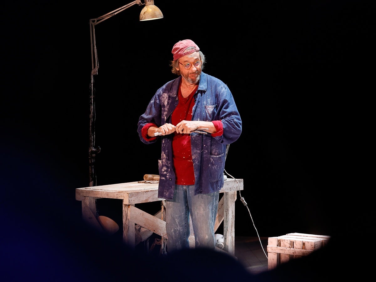 Ramon Madaula, durant la funció de 'Loop' al Fresc Festival. Autora: Dihor. 