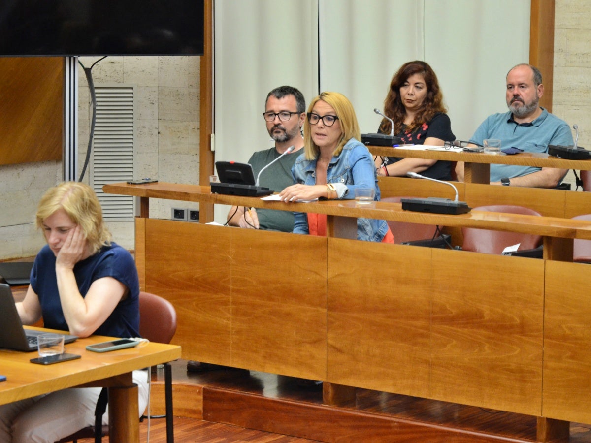 La portaveu d'ERC, Sílvia Renom. Autor: J.d.A.