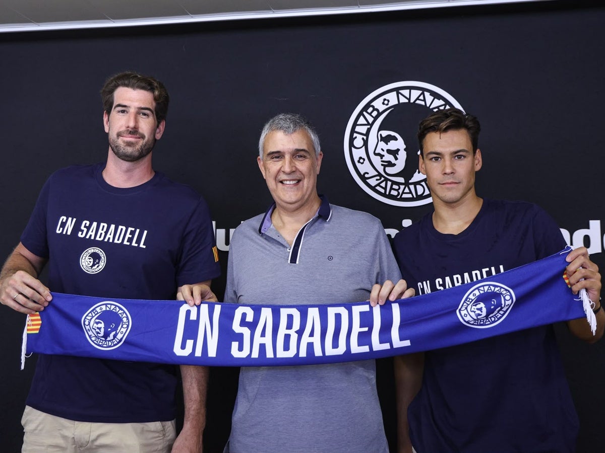 Miguel de Toro, el president, Claudi Martí, i Fran Valera, a la dreta. Cedida