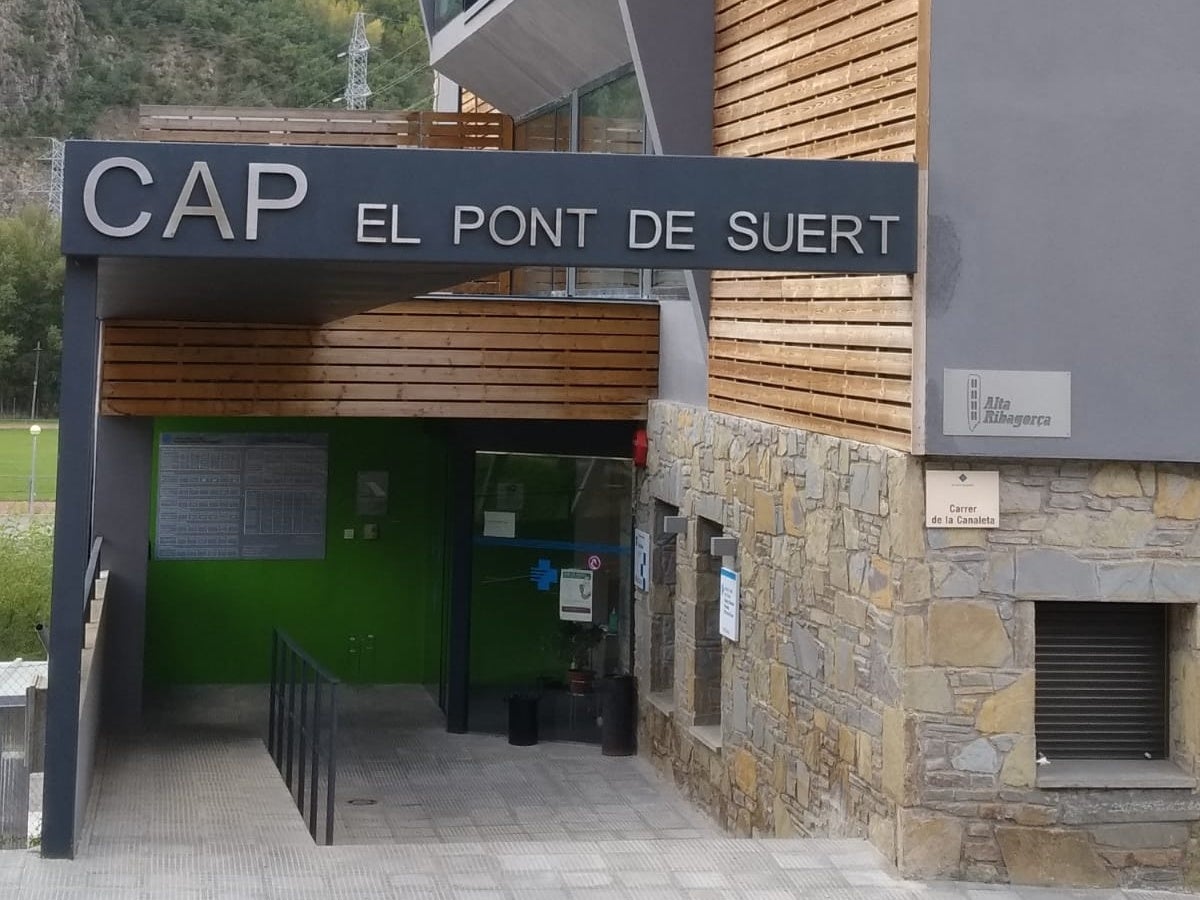 CAP Pont de Suert. Foto: Departament de Salut.