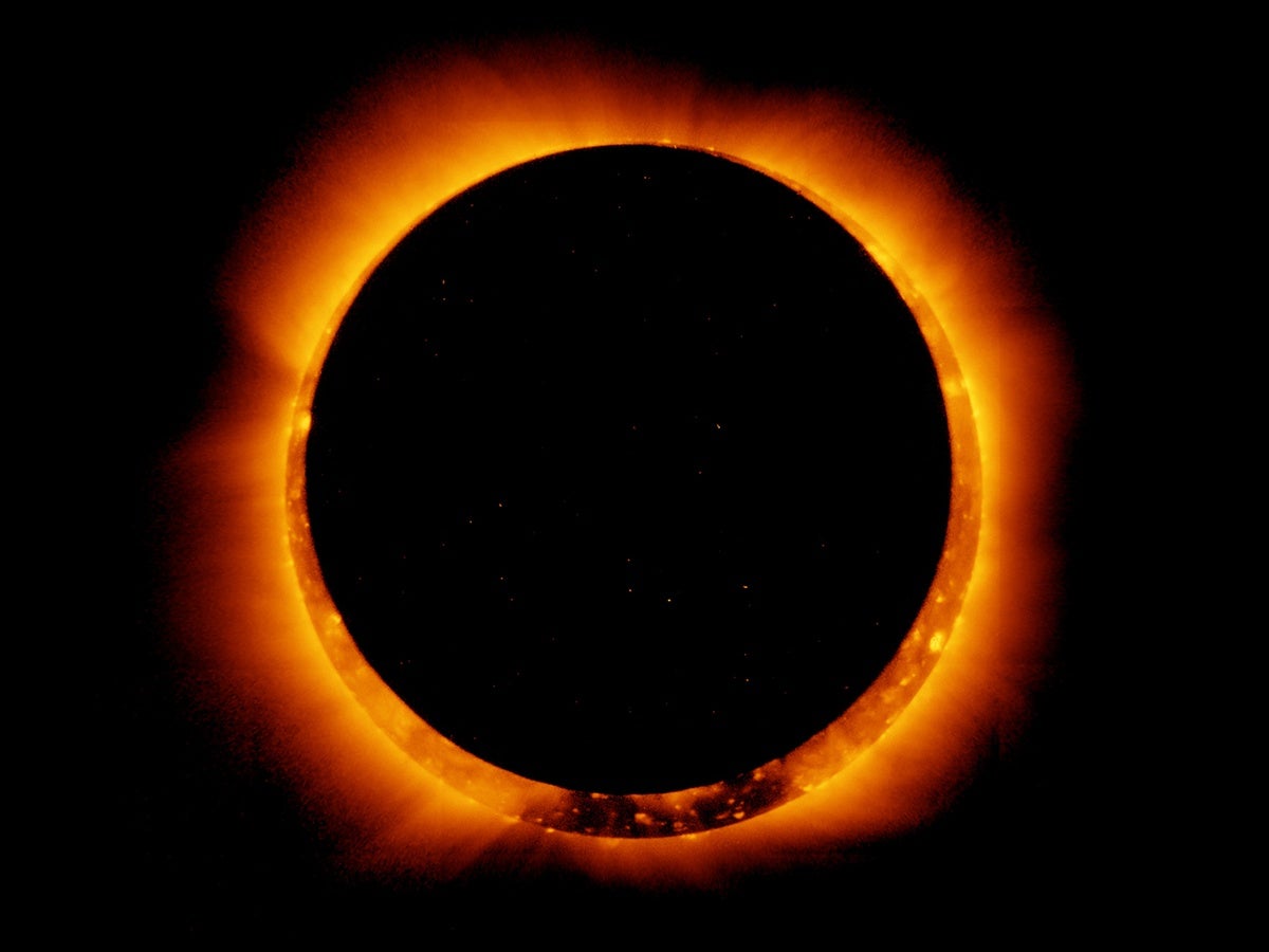 Eclipsi solar. Foto: NASA via Betevé. 