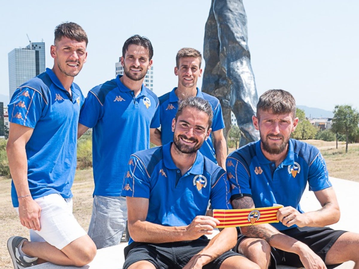 Ortega, Bonaldo, Urri, Pons i Kaiser, aquest divendres. Autor: @CESabadell via Instagram. 