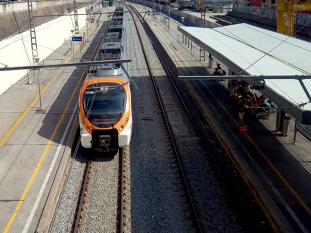 L'andana de Sabadell Sud, en una imatge d'arxiu. Autor: David B.