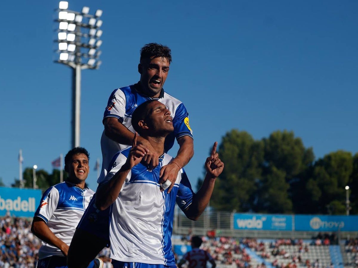 Gioacchini, celebrant el gol. Autora: Dihor