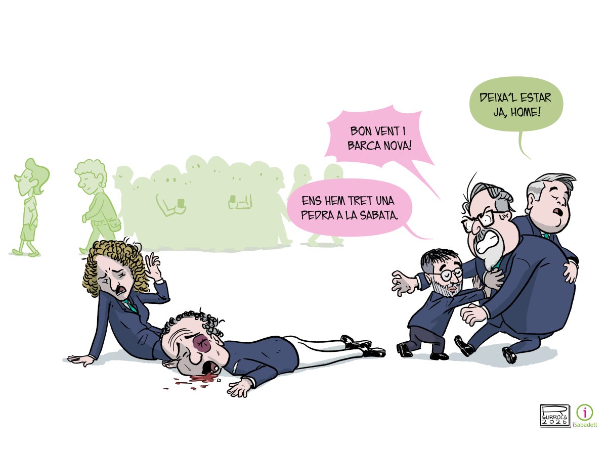 'Matas, fora', per Surroca (20/9(26)