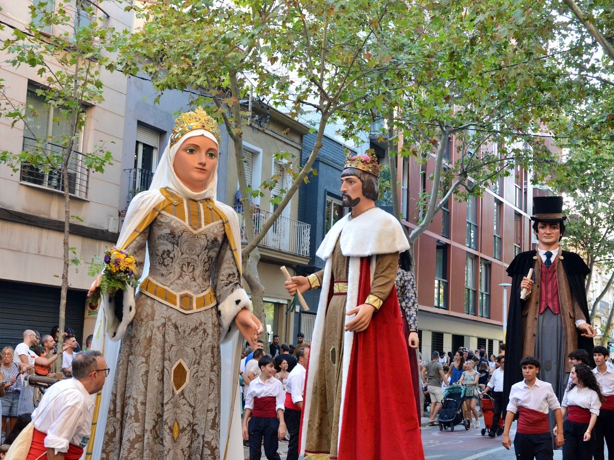 Gegants Avis de Sabadell, a la Cercavila de Festa Major. Autor: Jordi M.