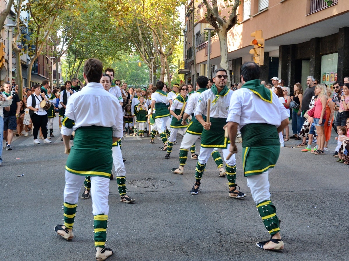 Colla Bastonera de Sabadell, a la Cercavila de Festa Major. Autor: Jordi M.