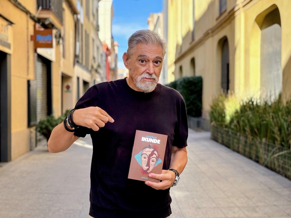 L'escriptor sabadellenc Jordi Solé, aquest dijous. Autor: J.d.A. 