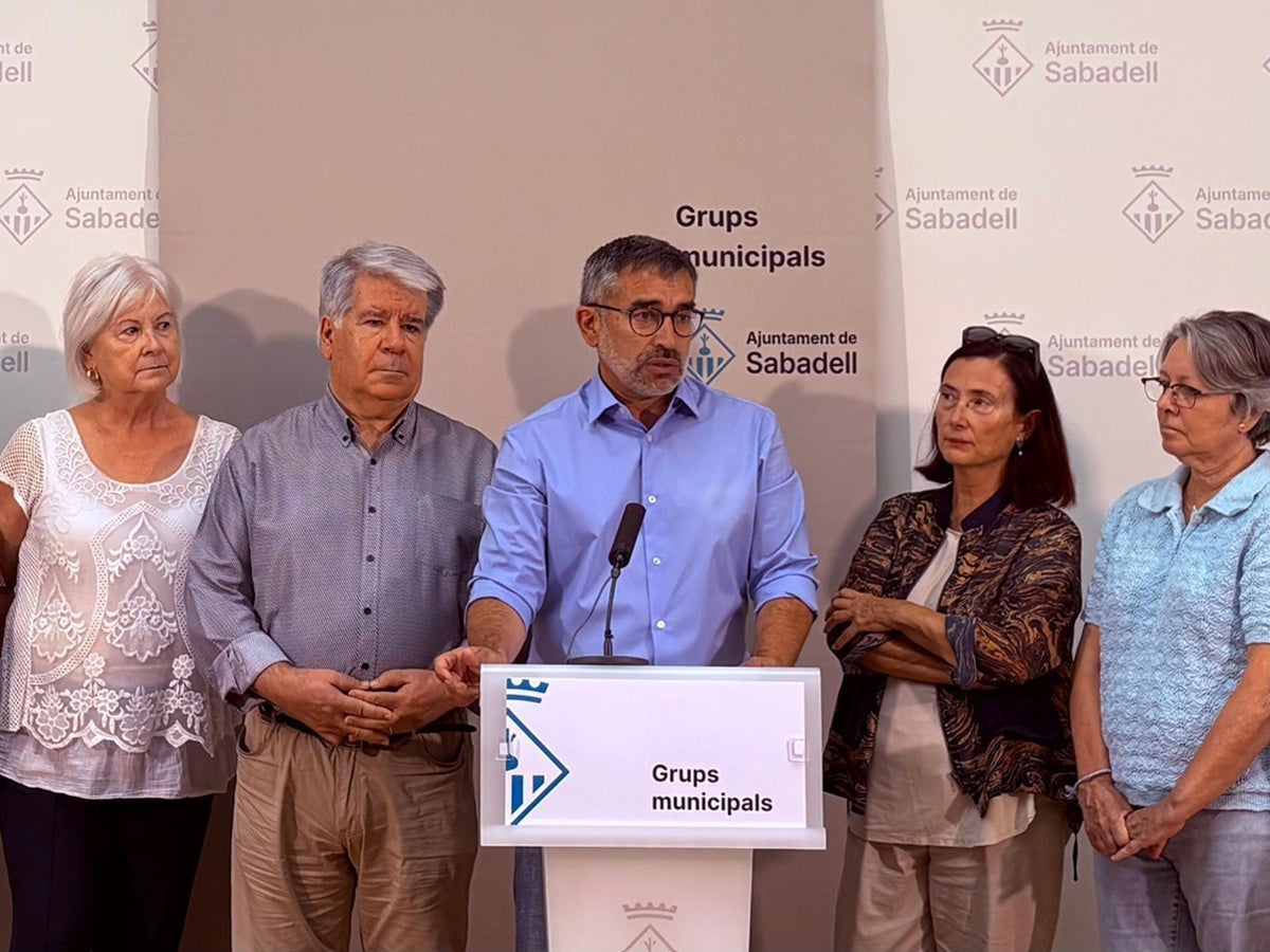 El regidor no adscrit i cap de llista de la coalició Acció per Sabadell, Gabriel Fernàndez, aquest dijous. Autor: cedida. 