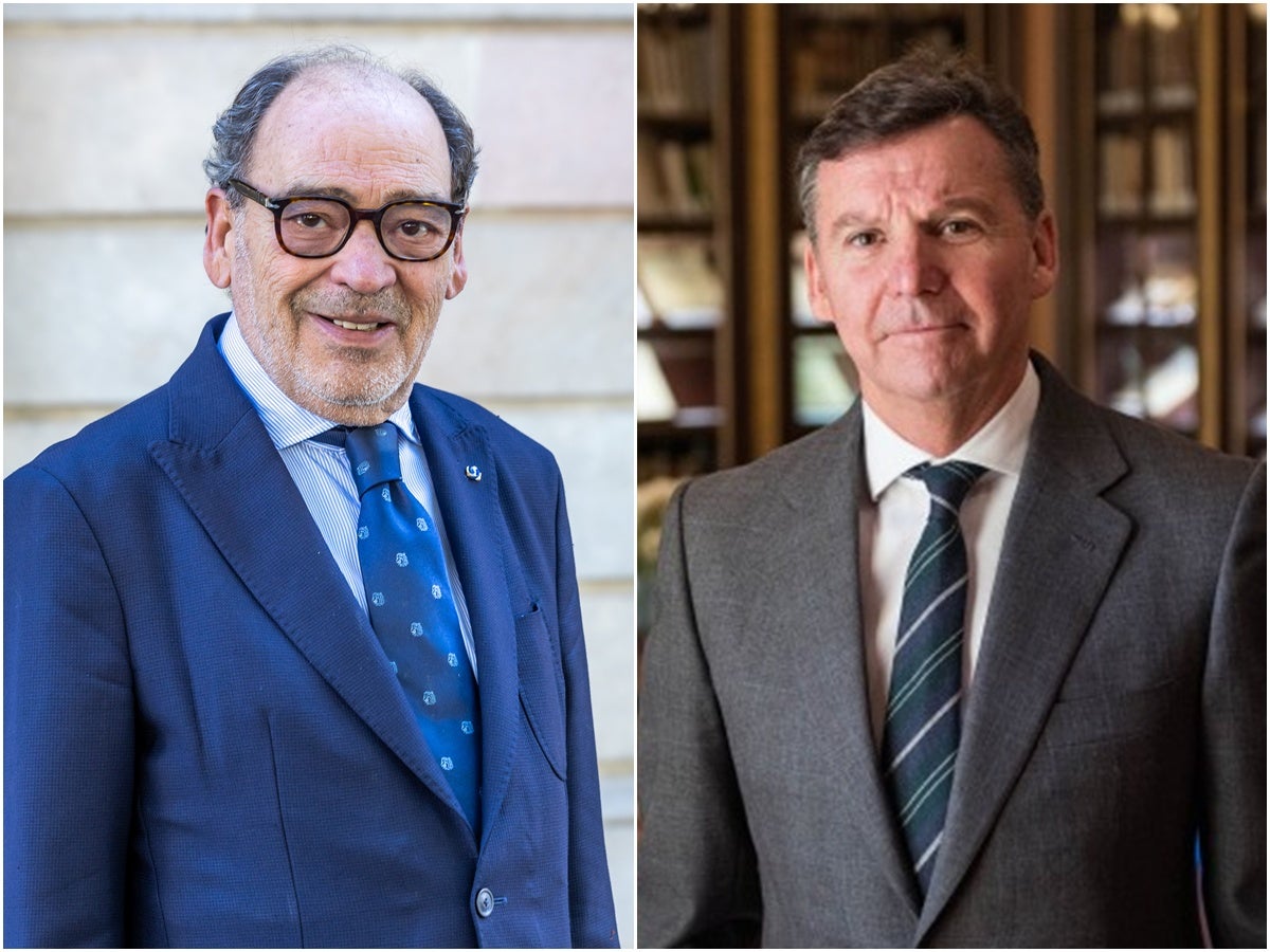 El president de la Fundació per la Indústria, Jordi Casas, i el patró de la Fundació per la Indústria, Josep Maria Mestres. Autor: cedida. 