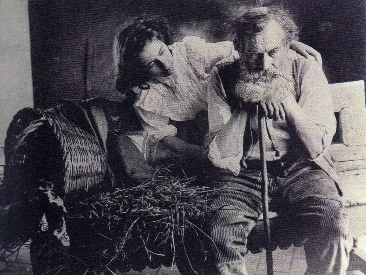 Vell i nena. Albert Rifà