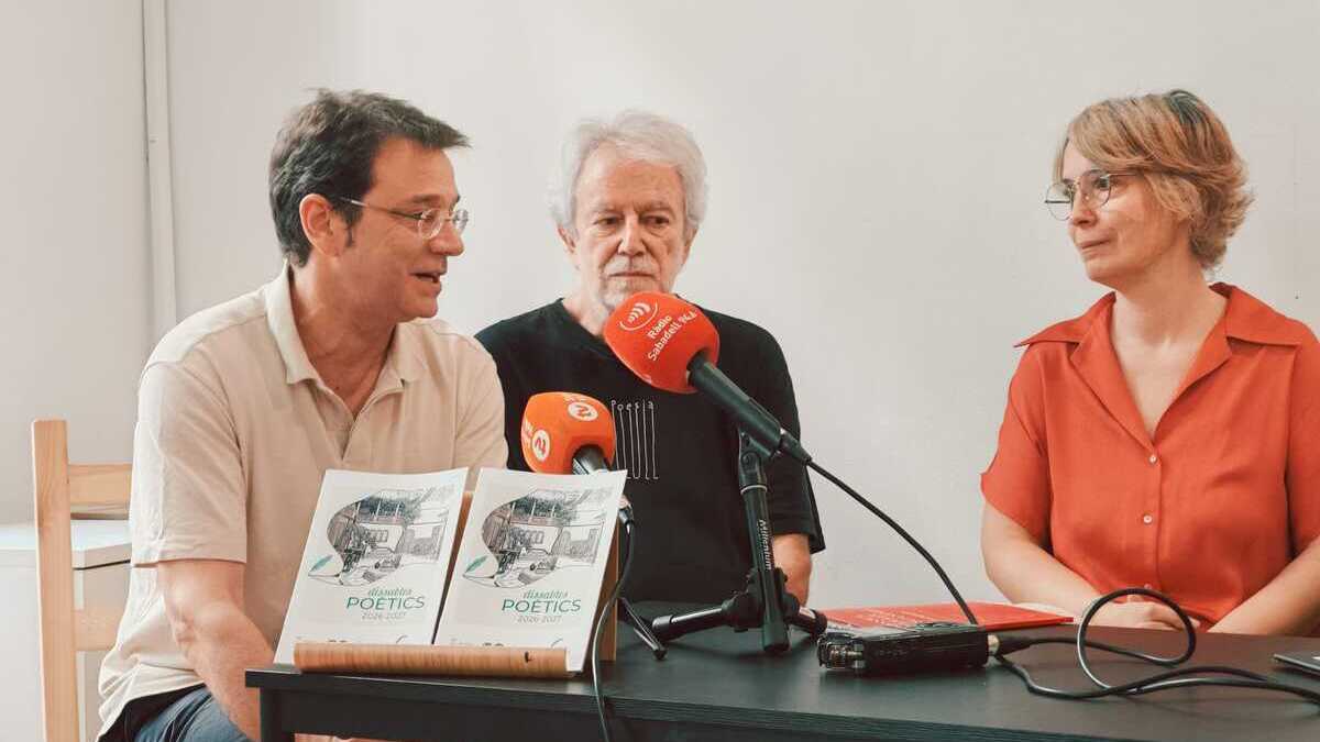 Moya (Arteneu), Clapés i Heura Marçal, presidenta de la Fundació Maria-Mercè Marçal. Autor: Albert P.