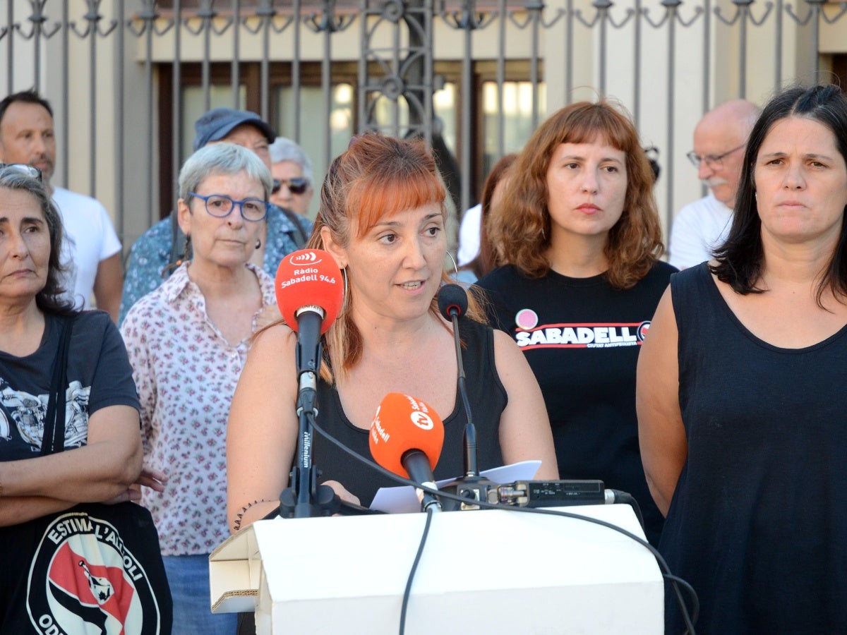 Sandra Alcaide, membre de la Crida per Sabadell. Autor: Jordi M.