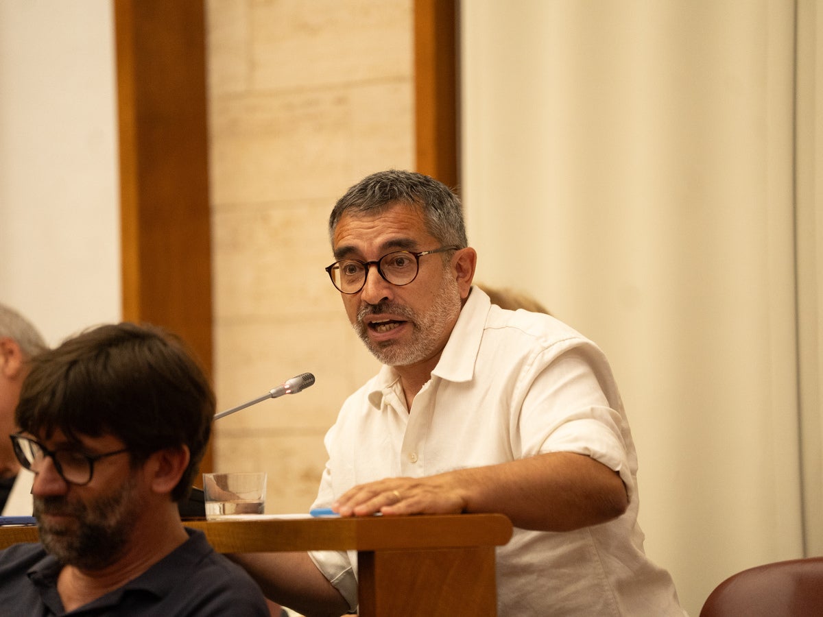 Intervenció de Gabriel Fernàndez al ple de setembre. Autor: Luís PH.