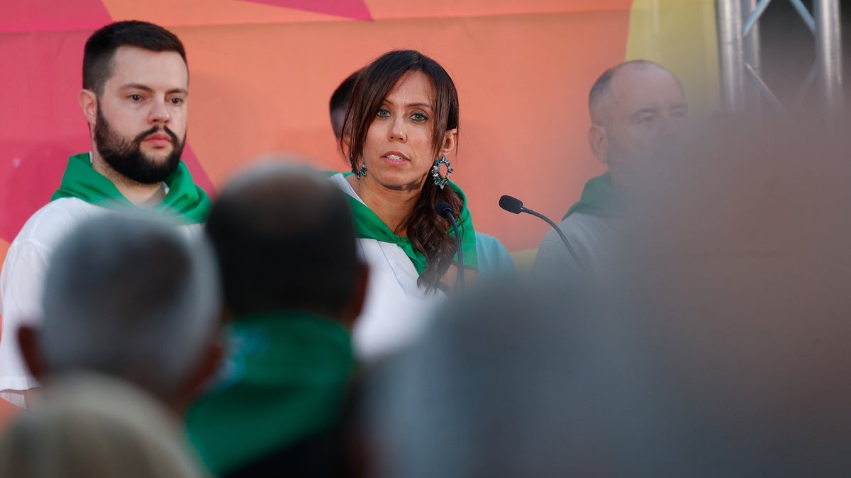 Farrés, durant la recepció. Autora: Dihor.