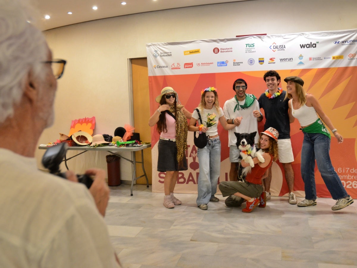 Un moment del plató fotogràfic de Festa Major. Autor: J.d.A. 