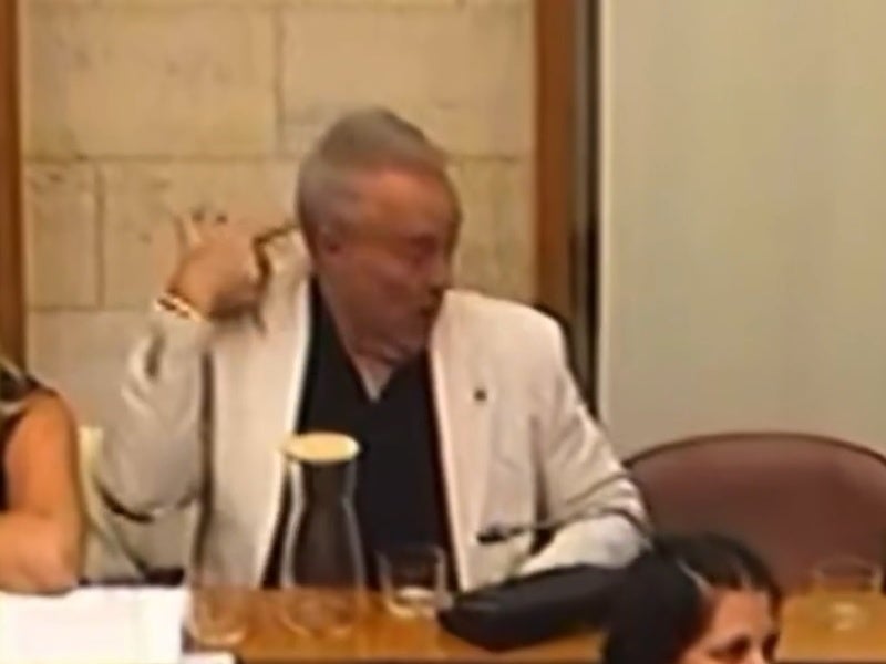 César Gil (Vox), al ple. Captura de la videoacta.