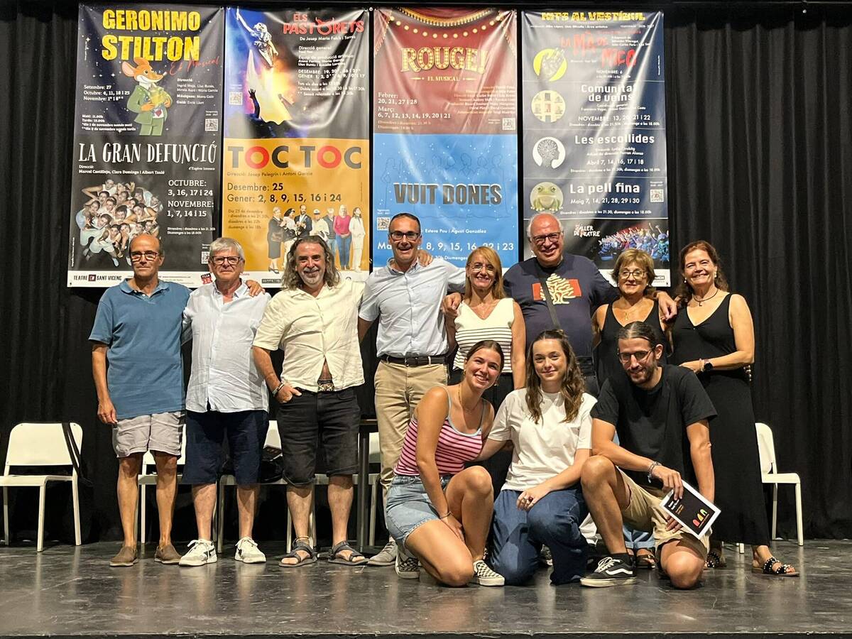 Presentació de la programació del teatre Sant Vicenç. Autor: Jordi M.