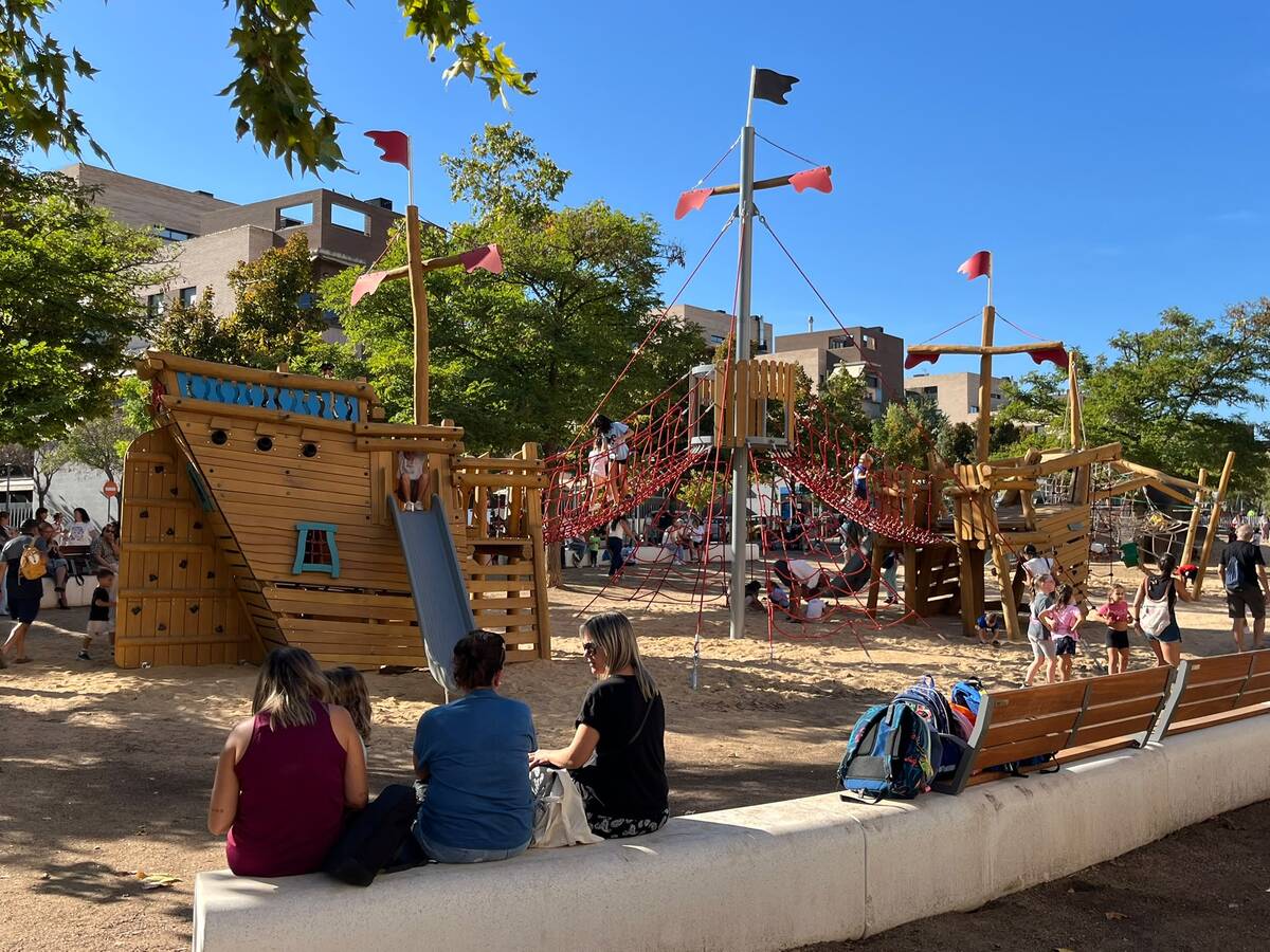 El vaixell pirata, un dels jocs estrella del nou parc. Autor: Jordi M.