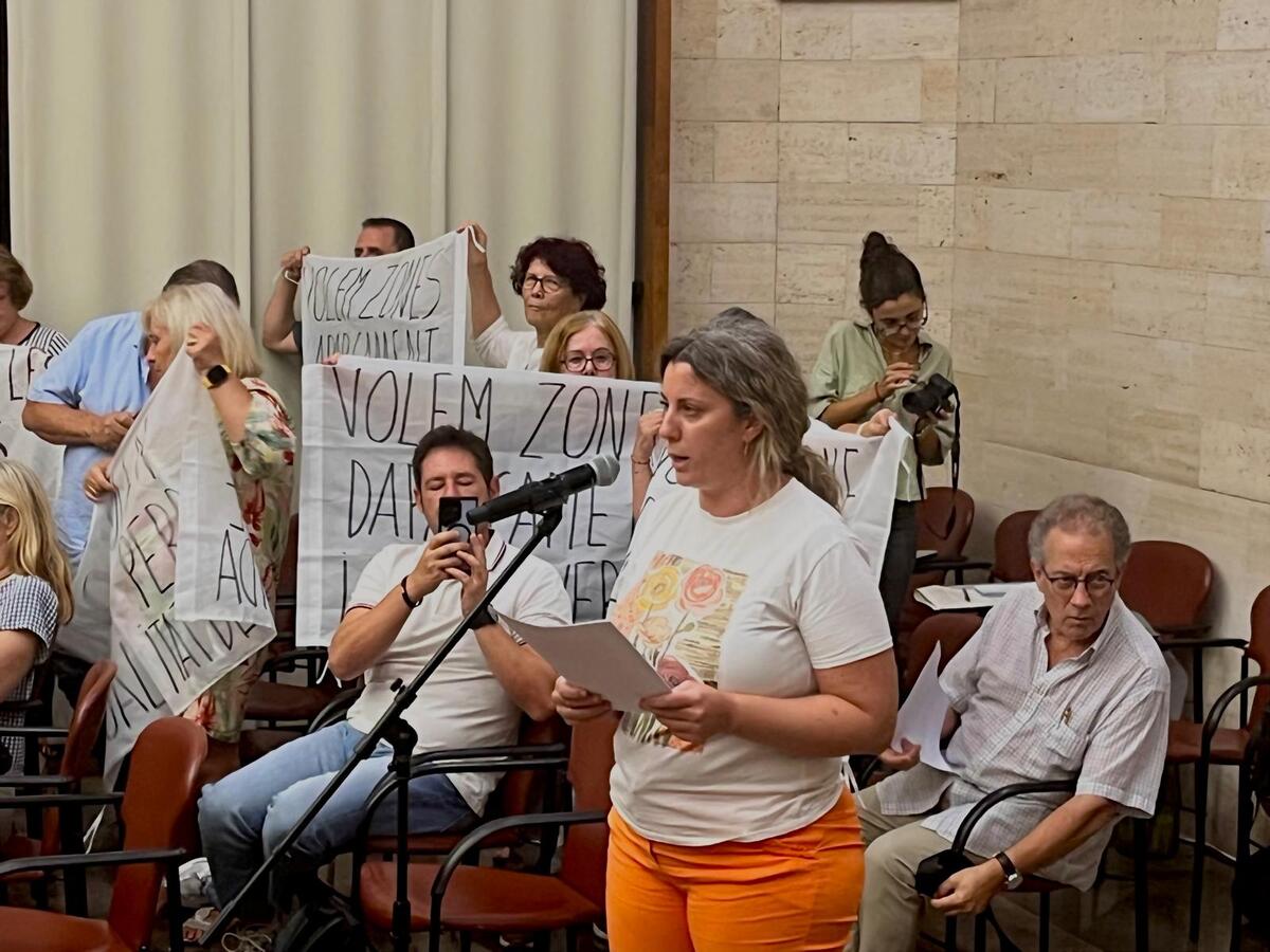 Patrícia Martínez, durant la seva intervenció. Autor: Jordi M.