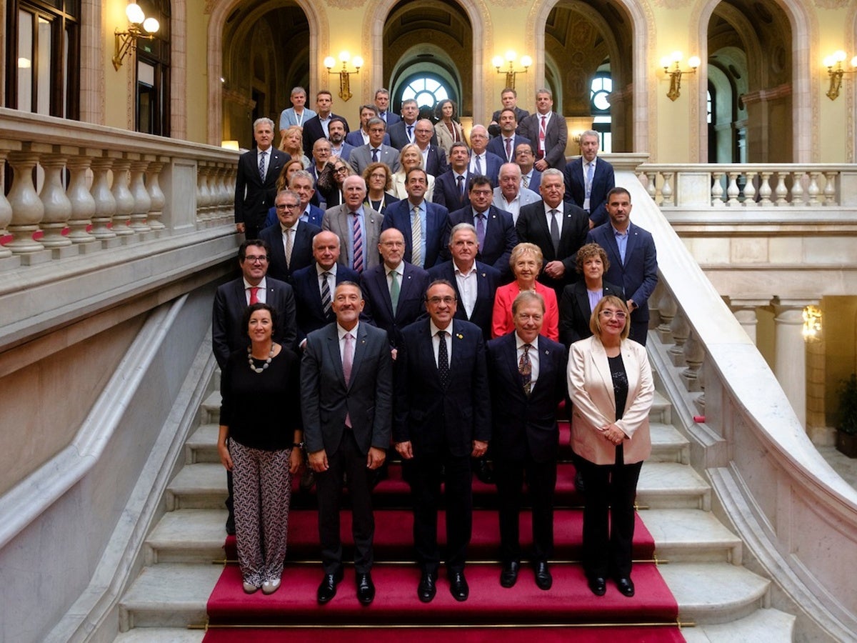 Diputats i representants de les cambres, al Parlament. Autor: ACN. 