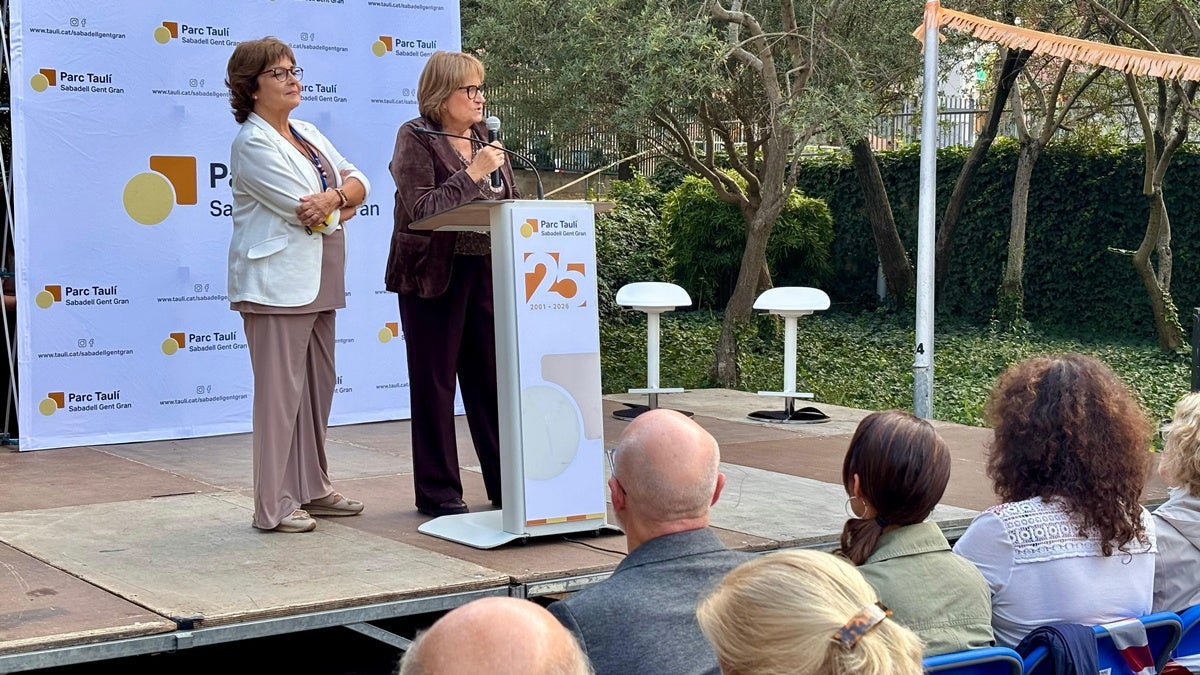 Intervenció de la presidenta del Consell de Govern del Parc Taulí, Dolors Costa, aquesta tarda. Autor: J.d.A.
