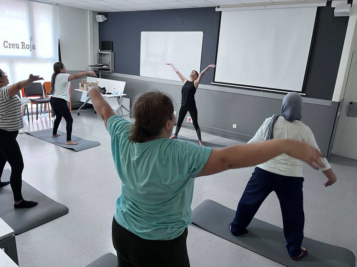 Cada dimarts, la Sonia fa sessions de body balance amb dones en situació de soledat no desitjada.