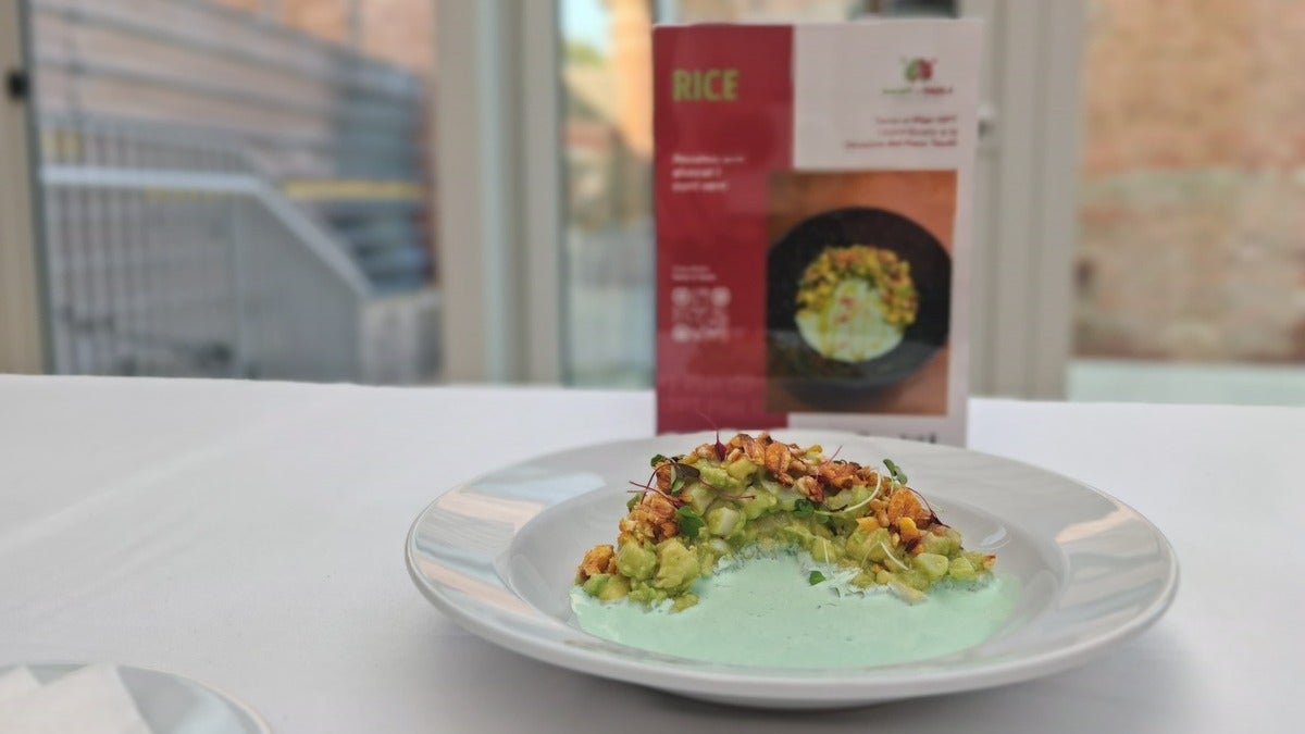 Navalles amb alvocat i curri verd, del restaurant Rice. Autor: Albert P