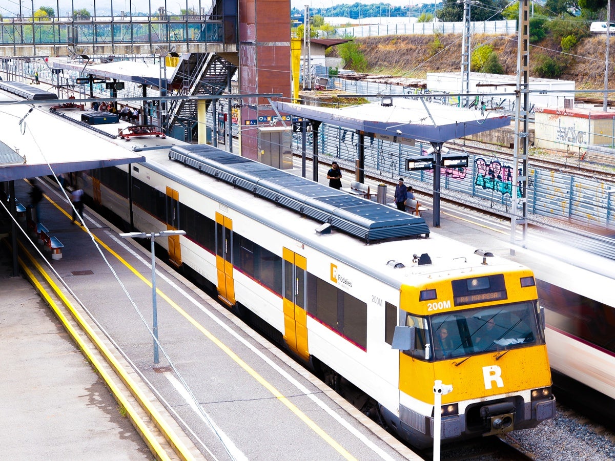 Trens de Rodalies, el passat dijous a l'estació Sabadell Sud. Autora: Dihor. 