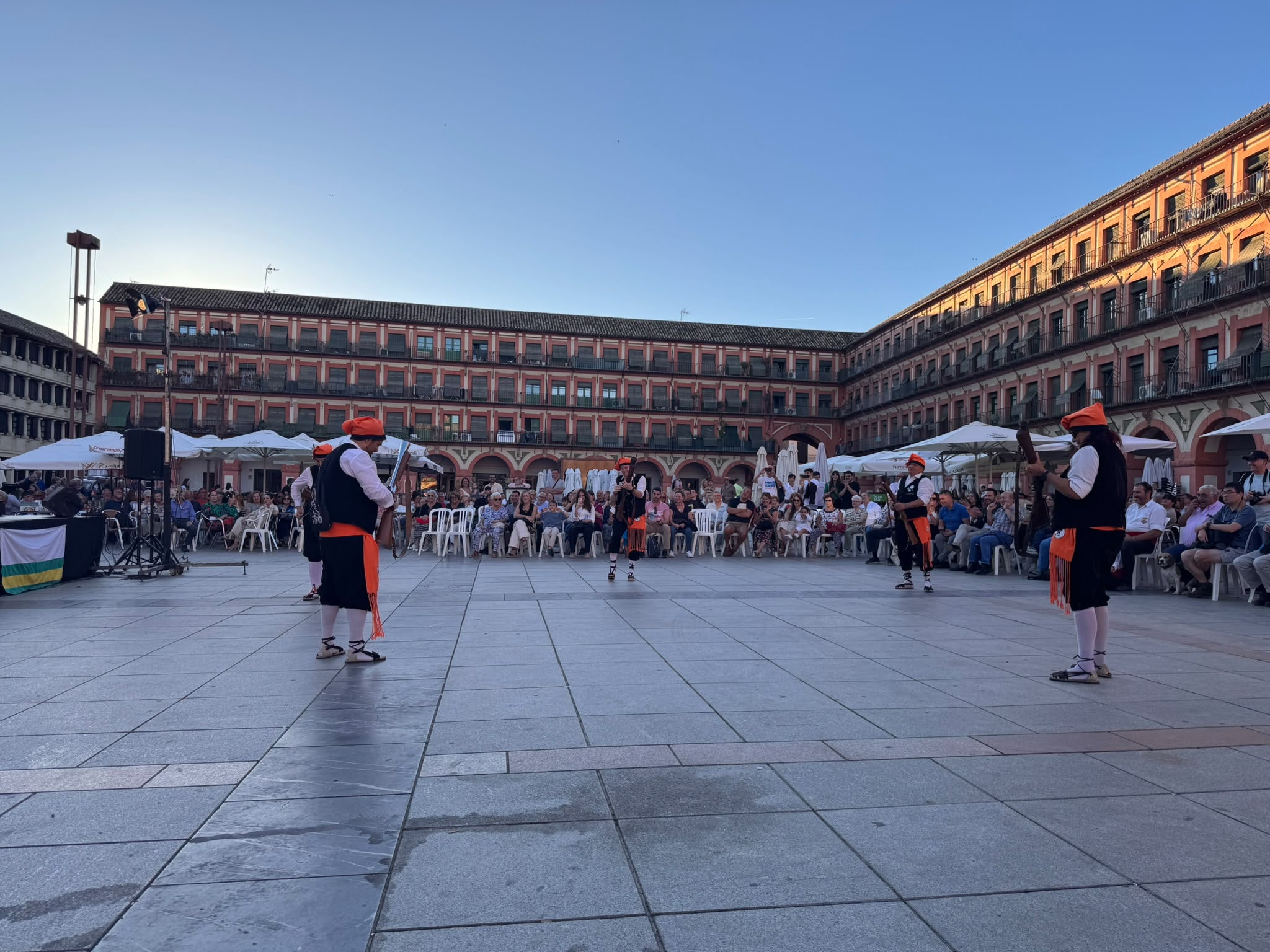 Els Trabucaires, a la plaça Corredera de Còrdova. Autor: cedida.