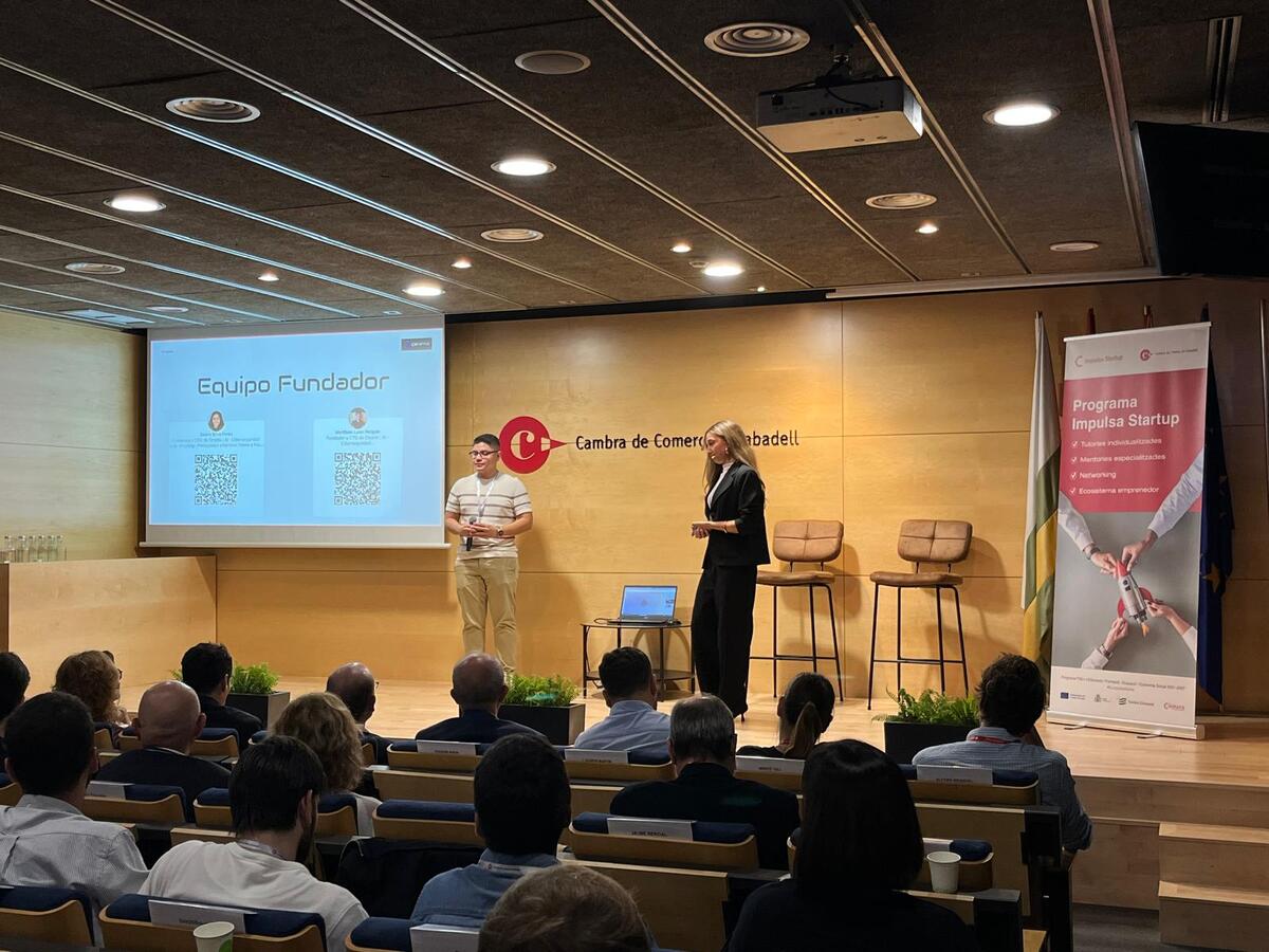 Presentació de Cryptix al programa Impulsa Startup. Autor: Jordi M.