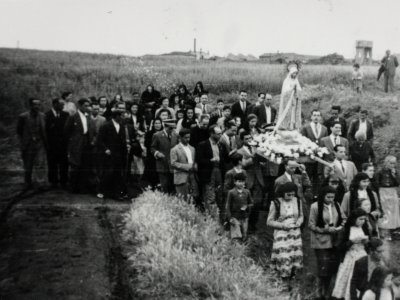 Procesión Virgen de Fátima (1952). Autor desconegut/AHS.