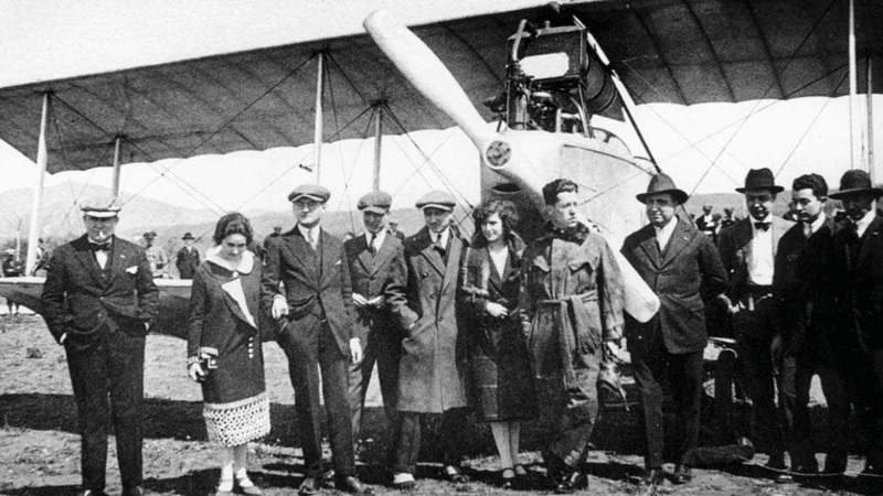 Inauguración del aeródromo de Ca n'Oriac. Fuente: Arxiu UES