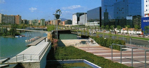 Eix Macià i Parc Catalunya al 1995. Andreu Massagué/CODEM.