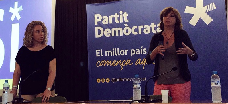 Foto portada: la presidenta de PDeCat, Meritxell Borràs, i la consellera de Governació, Meritxell Borràs. Autor: PDeCat / cedida.