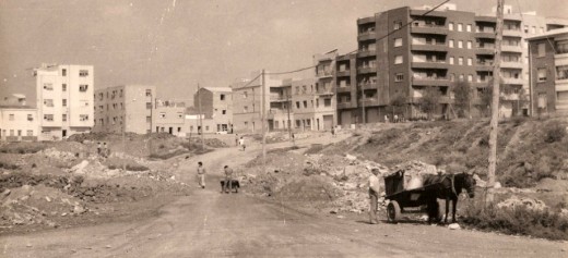 Un barranc a meitat dels anys 70 en el que ara és la Ronda Collsalarca.