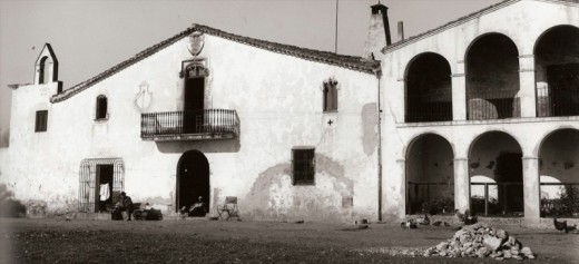 La masía de Ca n'Oriac, en la década de 1920. Foto: Archivo UES