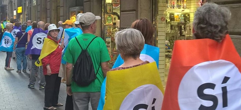 caminada per la independència. Autor: cedida.