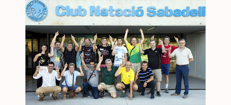 Foto portada: membres del TT Sabadell, a les instal·lacions del CN Sabadell de Can Llong. Autor: cedida.