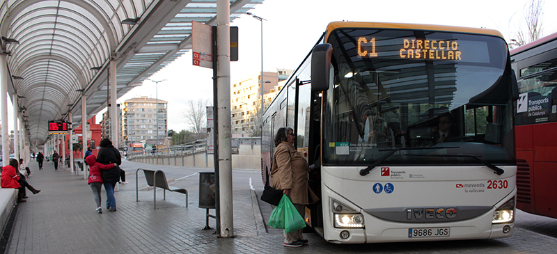 Estació Bus - Sabadell Castellar. Autor: N. Bueno
