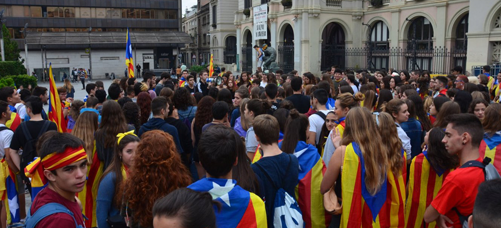 Concentració estudiants independencia. Autor: David B.