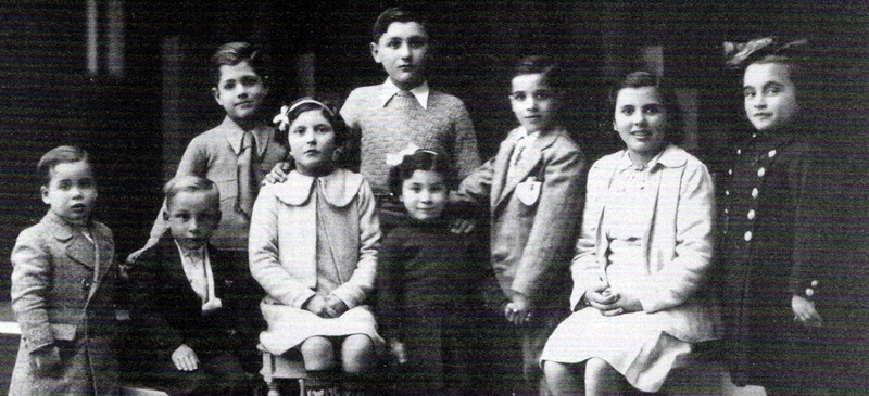 Infants procedents d’Astúries acollits per famílies de Sabadell (octubre 1934). Autor desconegut