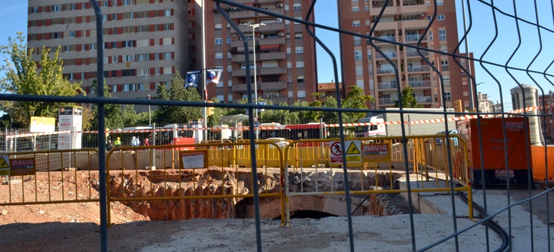 El carrer Tres Creus, afectat en la seva circulació. Autor: David B.