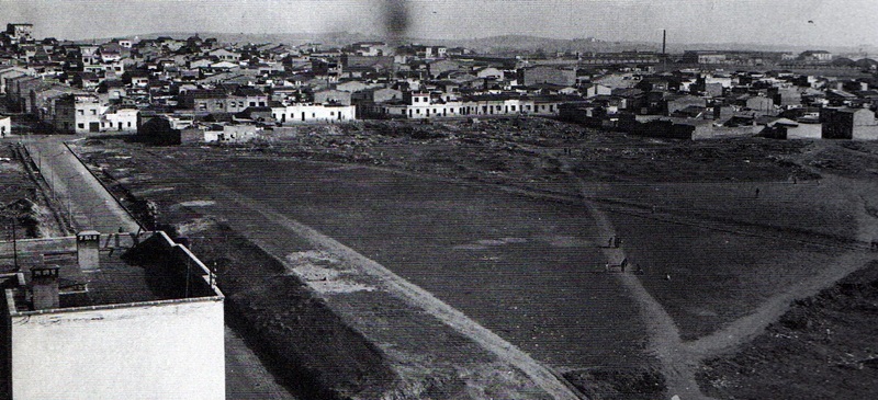 Barrio de la Creu de Barberà en la época de la anexión.